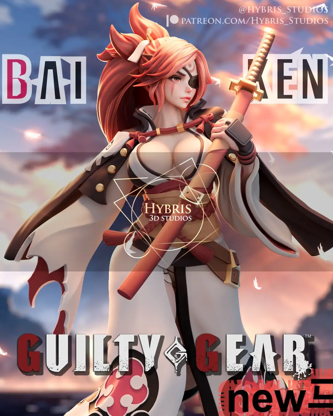《罪恶装备》梅喧 Baiken