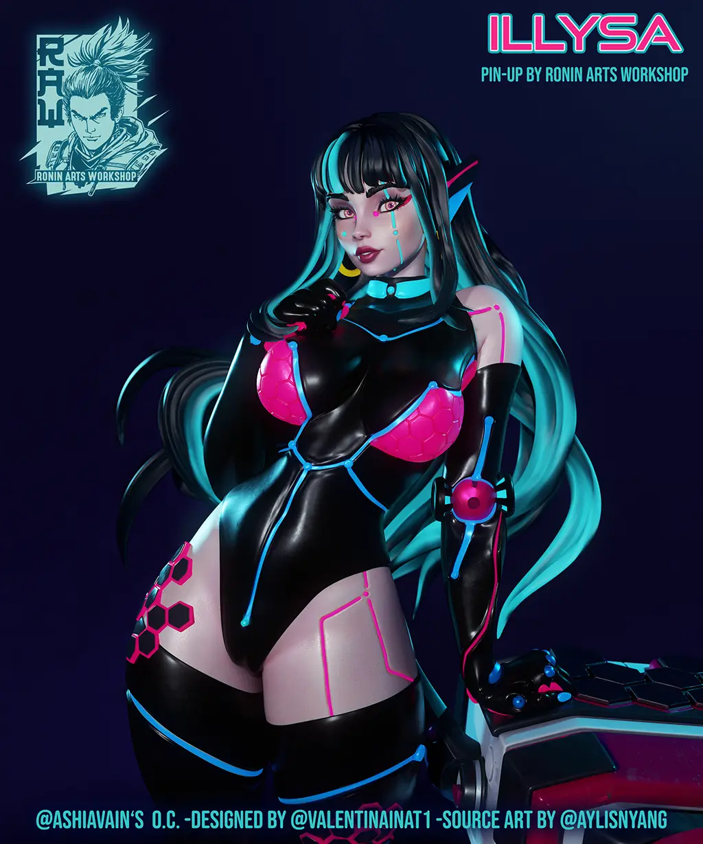 赛博朋克（Cyberpunk）风格Illysa（艾莉莎）