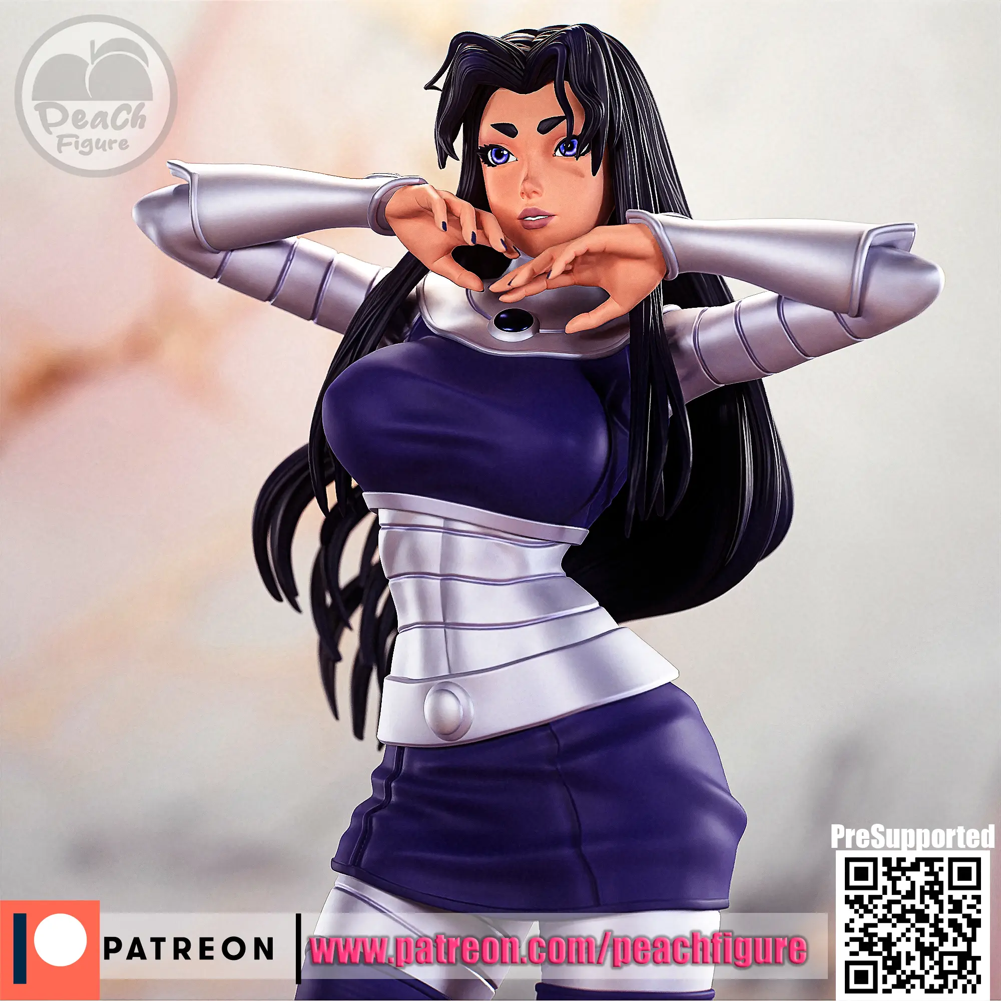  DC 漫画《少年泰坦》黑火（Blackfire / Komand'r）