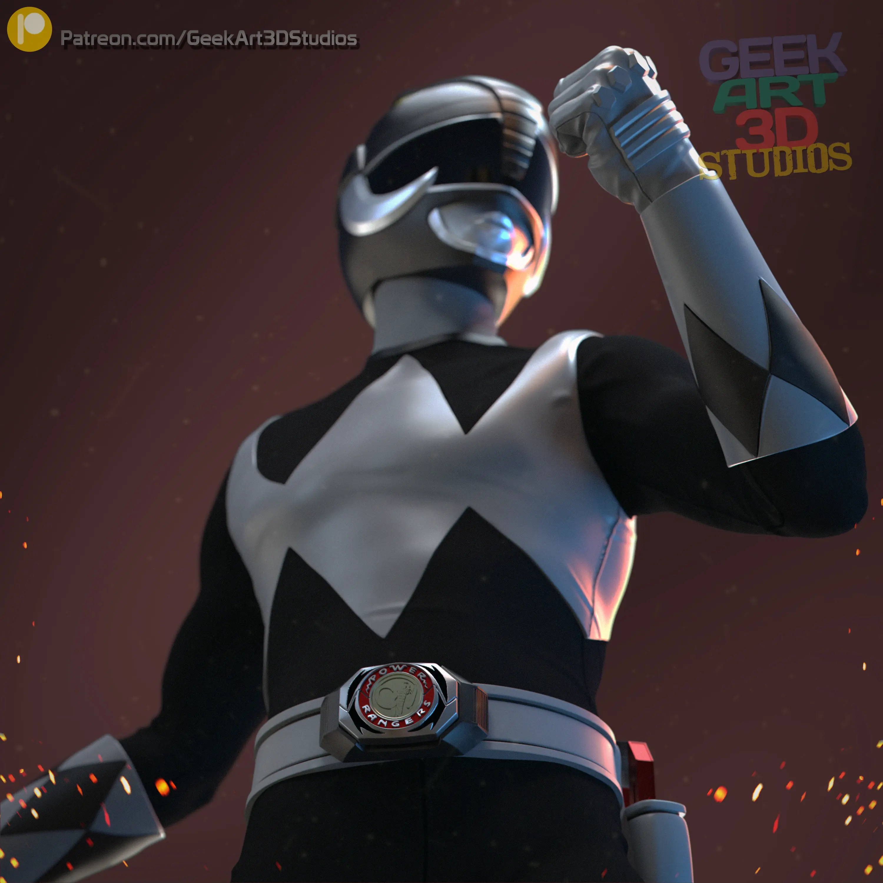 《恐龙战队》黑衣战士